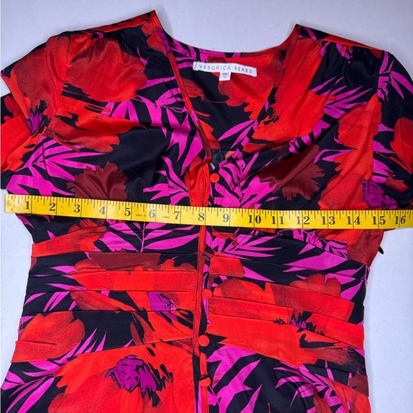 Floral Red and Pink Women's Top - Picture 15 of 16